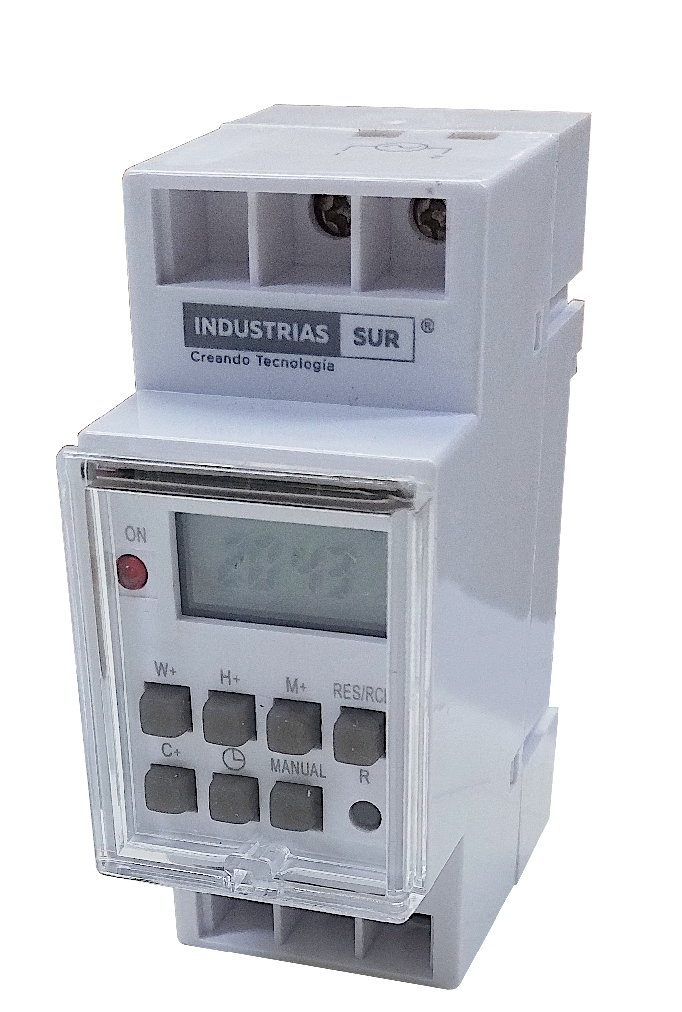TEMPORIZADOR DIGITAL RIEL DIN DISPLAY LCD 220-240VAC 50HZ IP20