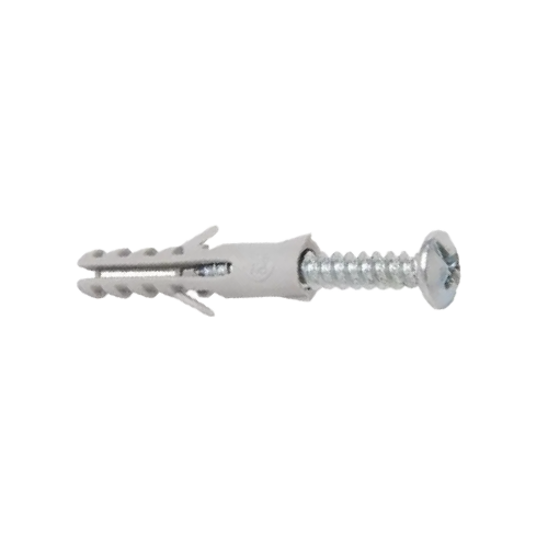 TARUGO PLÁSTICO 6MM CON TORNILLO