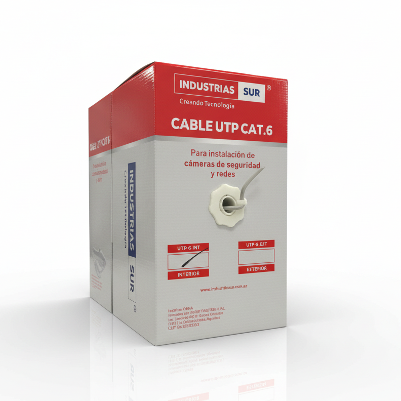 CABLE UTP CATEGORIA 6 INTERIOR * 305 MTS