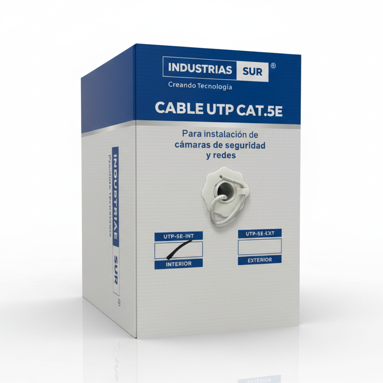 CABLE UTP CATEGORIA 5E INTERIOR * 305 MTS