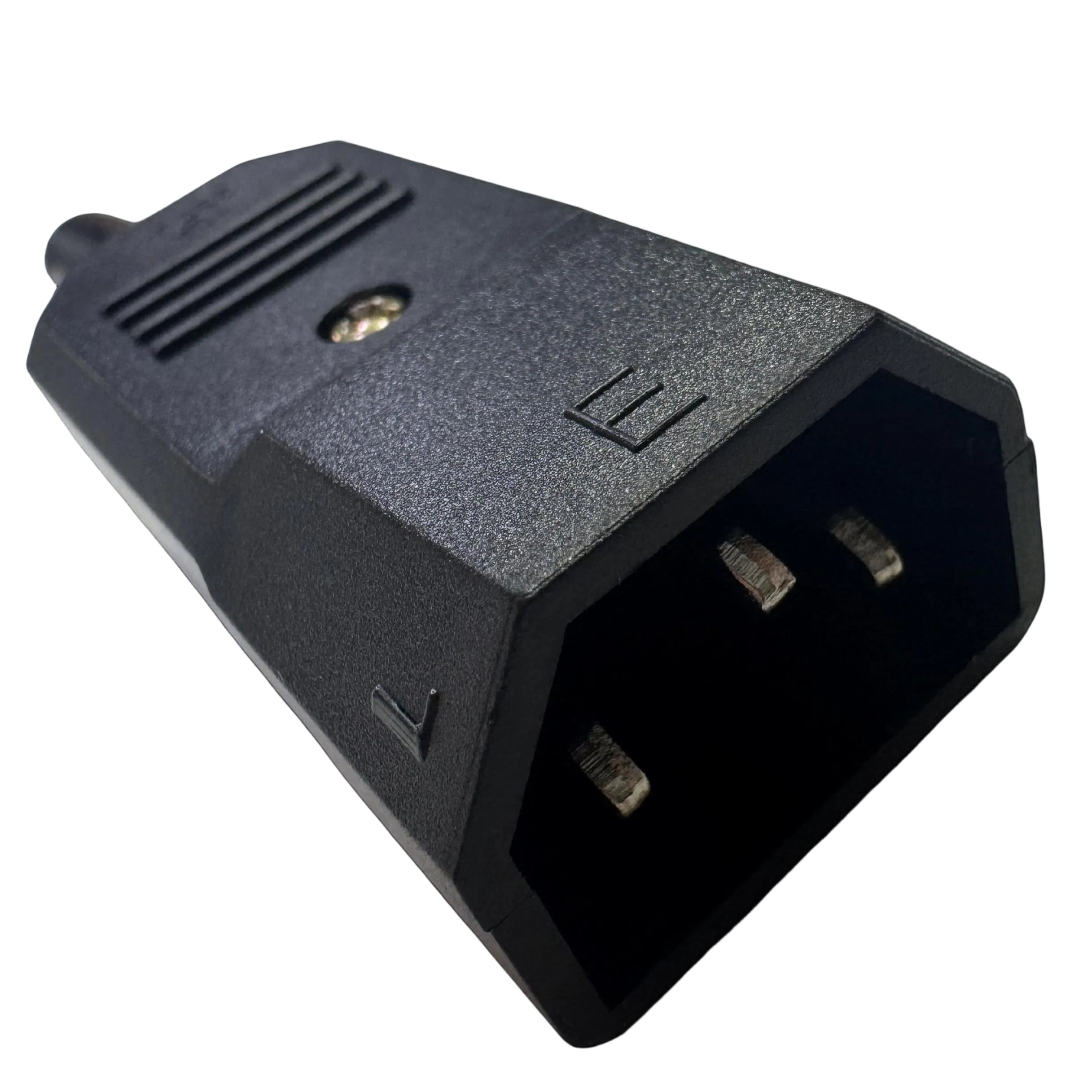 FICHA PC 220 MACHO 3 PATAS PARA CABLE
