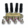 KIT DERIVADOR TV 4 SALIDAS COMPLETO 900Mhz