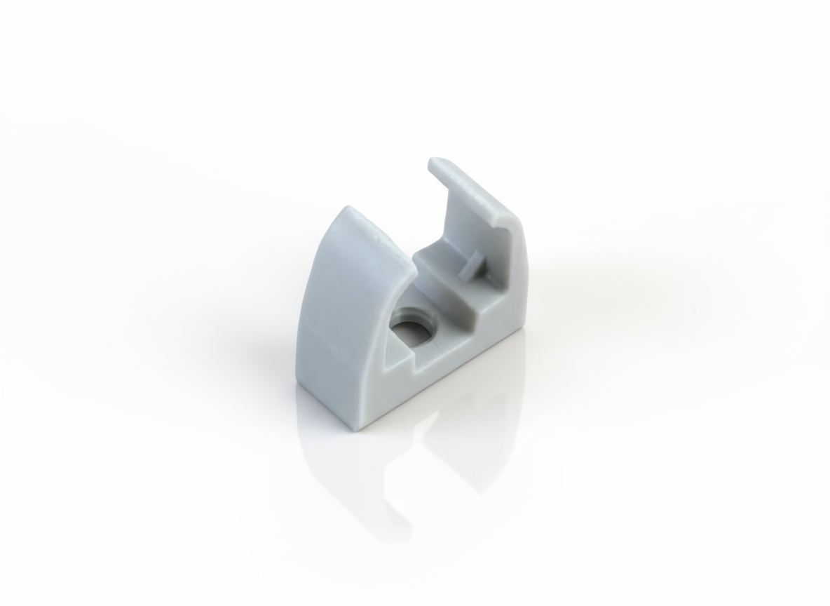 SUJETA CAÑO PLÁSTICO TIPO U 20mm DE PLASTICO