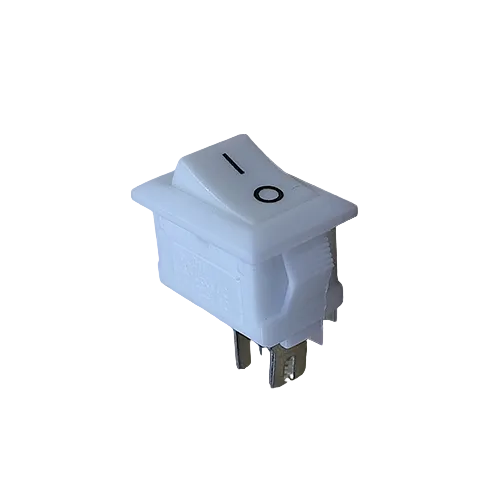 LLAVE TECLA MICRO 2P BLANCA ON-OFF 3A 220V