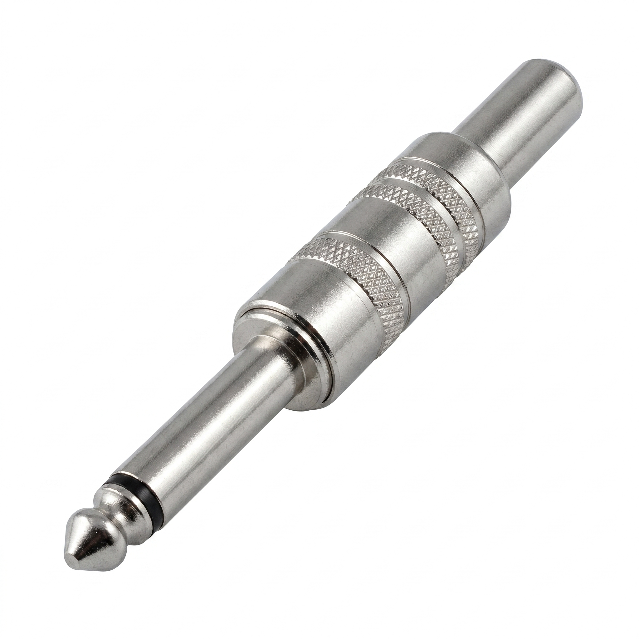 PLUG 6,5mm STEREO METAL CON RESORTE