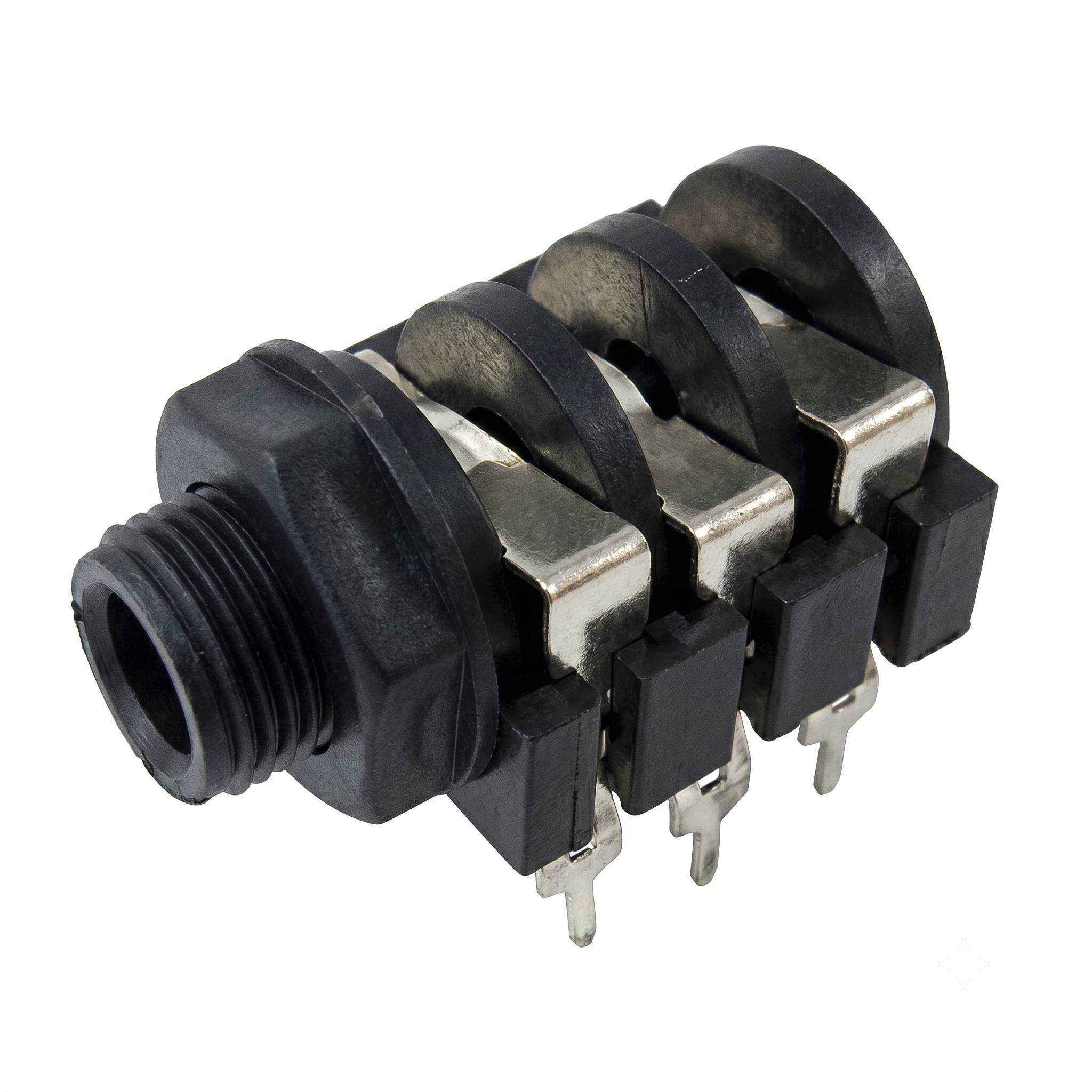 JACK 6,5mm PLASTICO PARA CIRCUITO SIN CORTE
