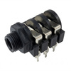 JACK 6,5mm STEREO PLASTICO PARA CIRCUITO IMPRESO CON CORTE