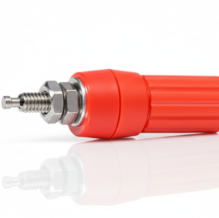 BORNERA BINDING POST 10A 250V ROJO