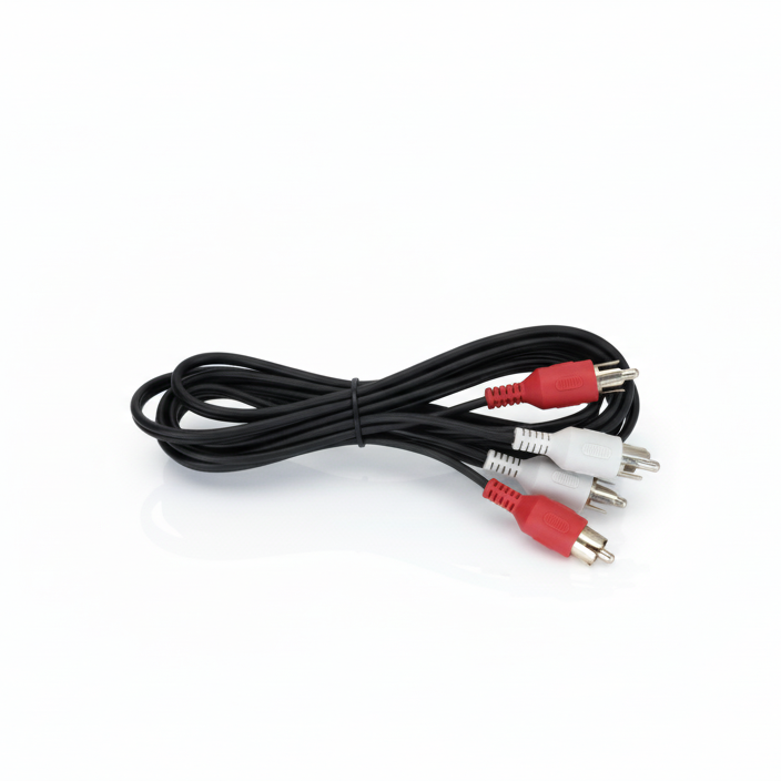 CABLE ARMADO 2RCA/2RCA 3mts