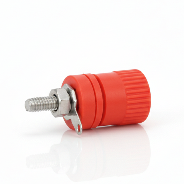 BORNERA BINDING POST 7A 250V ROJO
