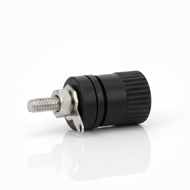 BORNERA BINDING POST 7A 250V NEGRO