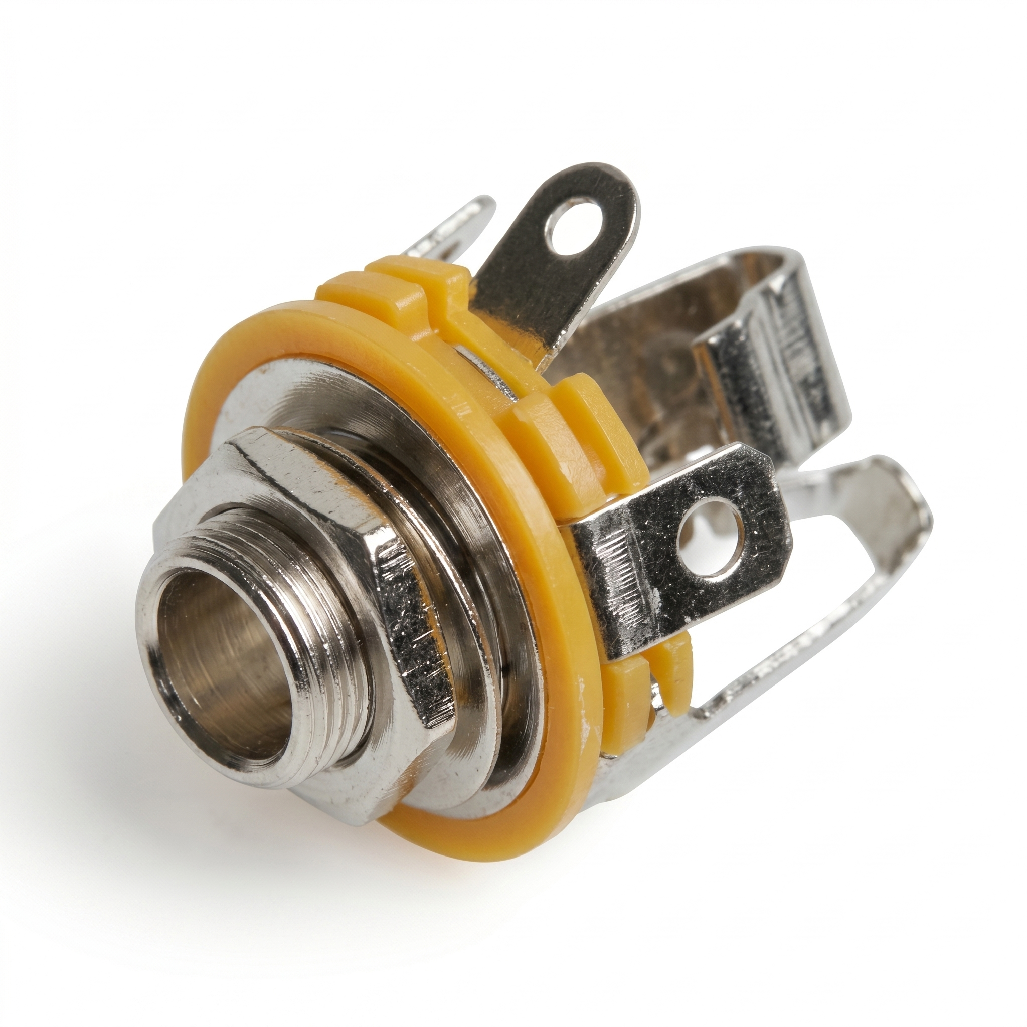 JACK 6,5mm STEREO DE METAL CON CORTE PARA CHASIS