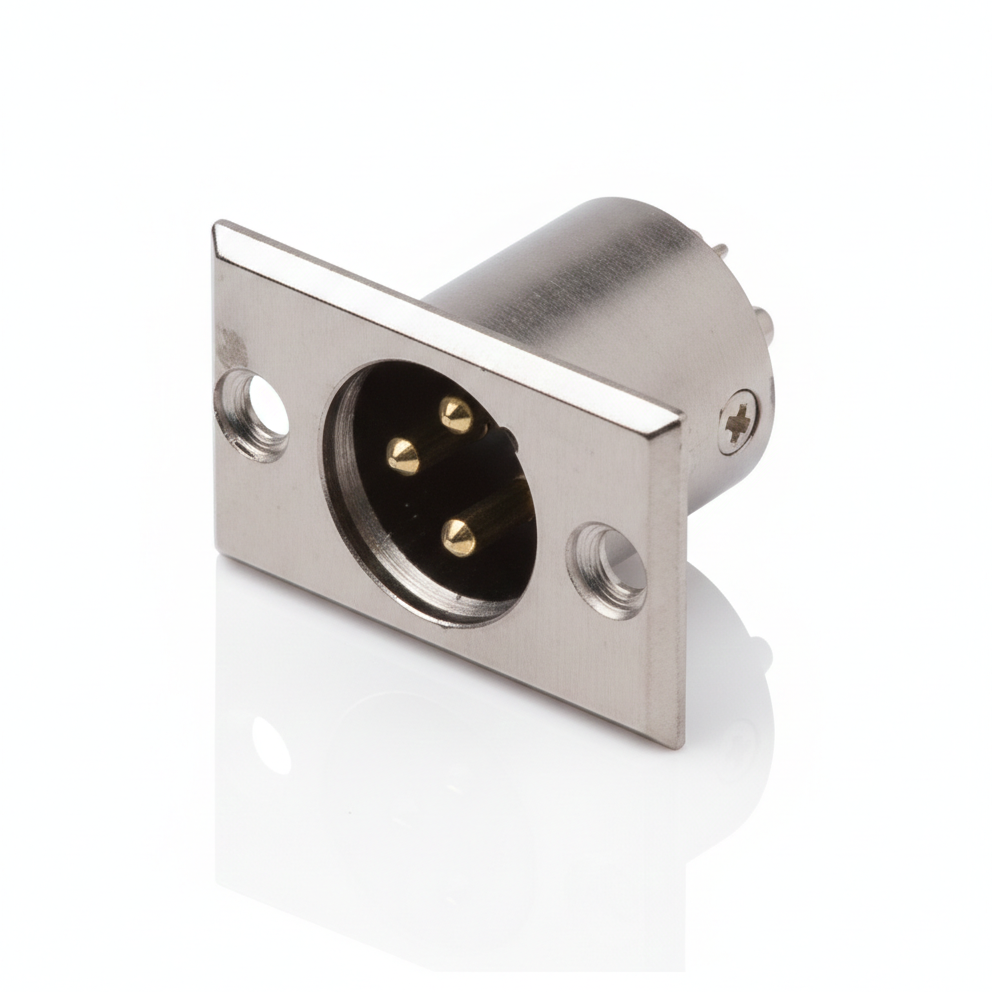 FICHA CANON MACHO PARA CHASIS 3P