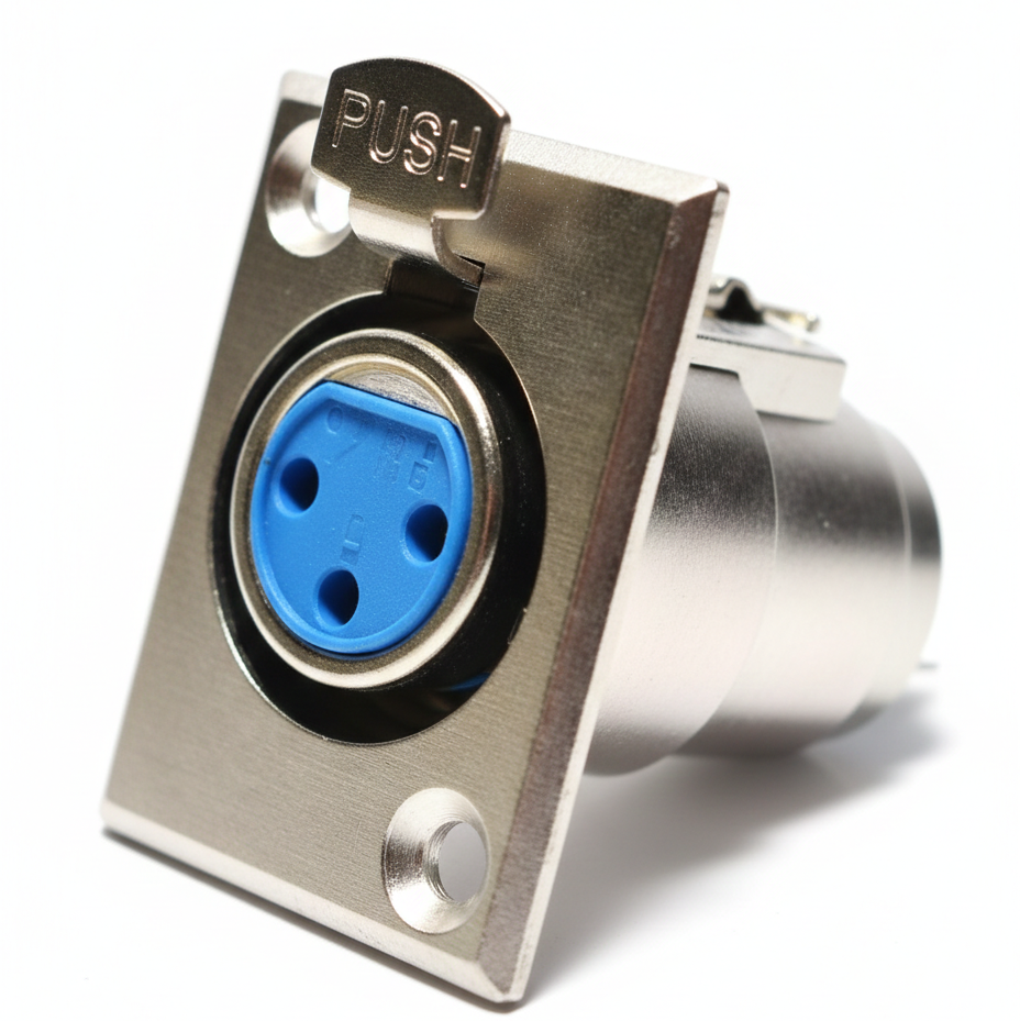 FICHA CANON HEMBRA PARA CHASIS 3P