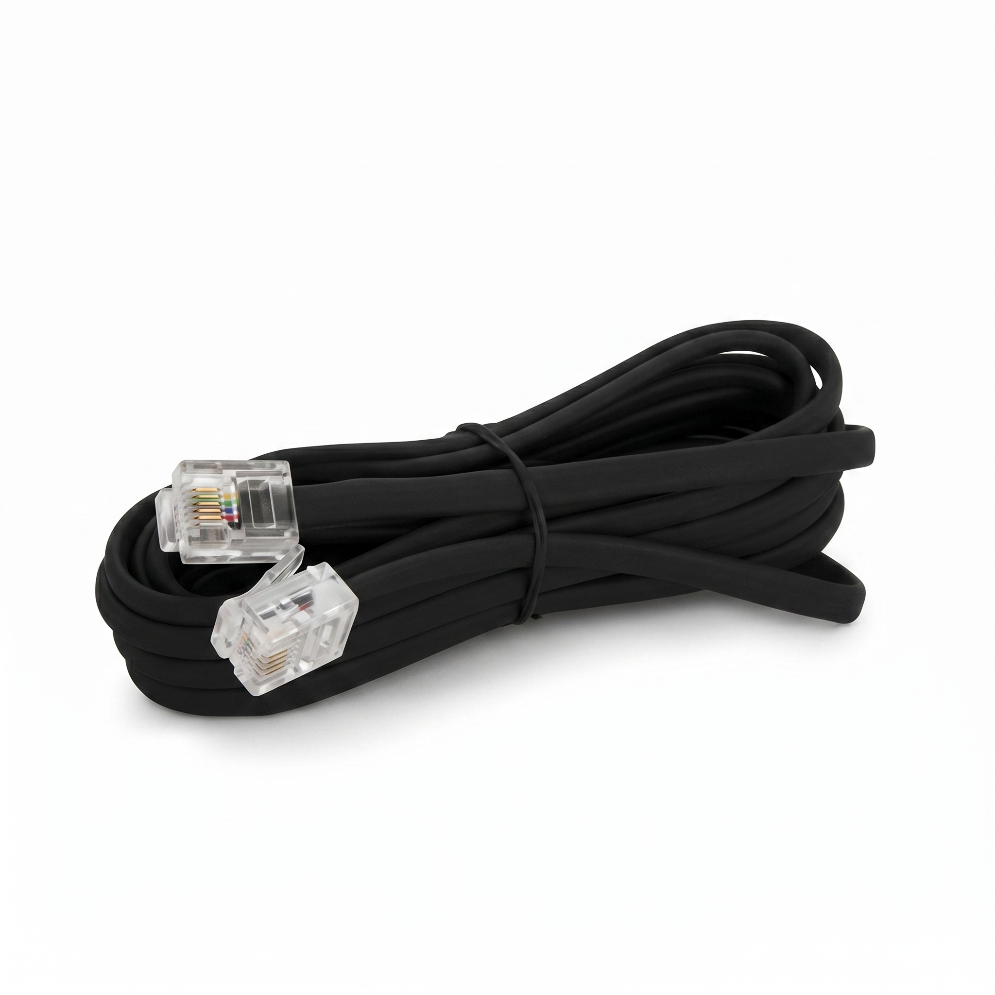 PROLONGACION DE CABLE TELEFONICO NEGRO DE 2mts