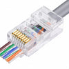 PLUG RJ45 CAT 6 8P8C PASANTE