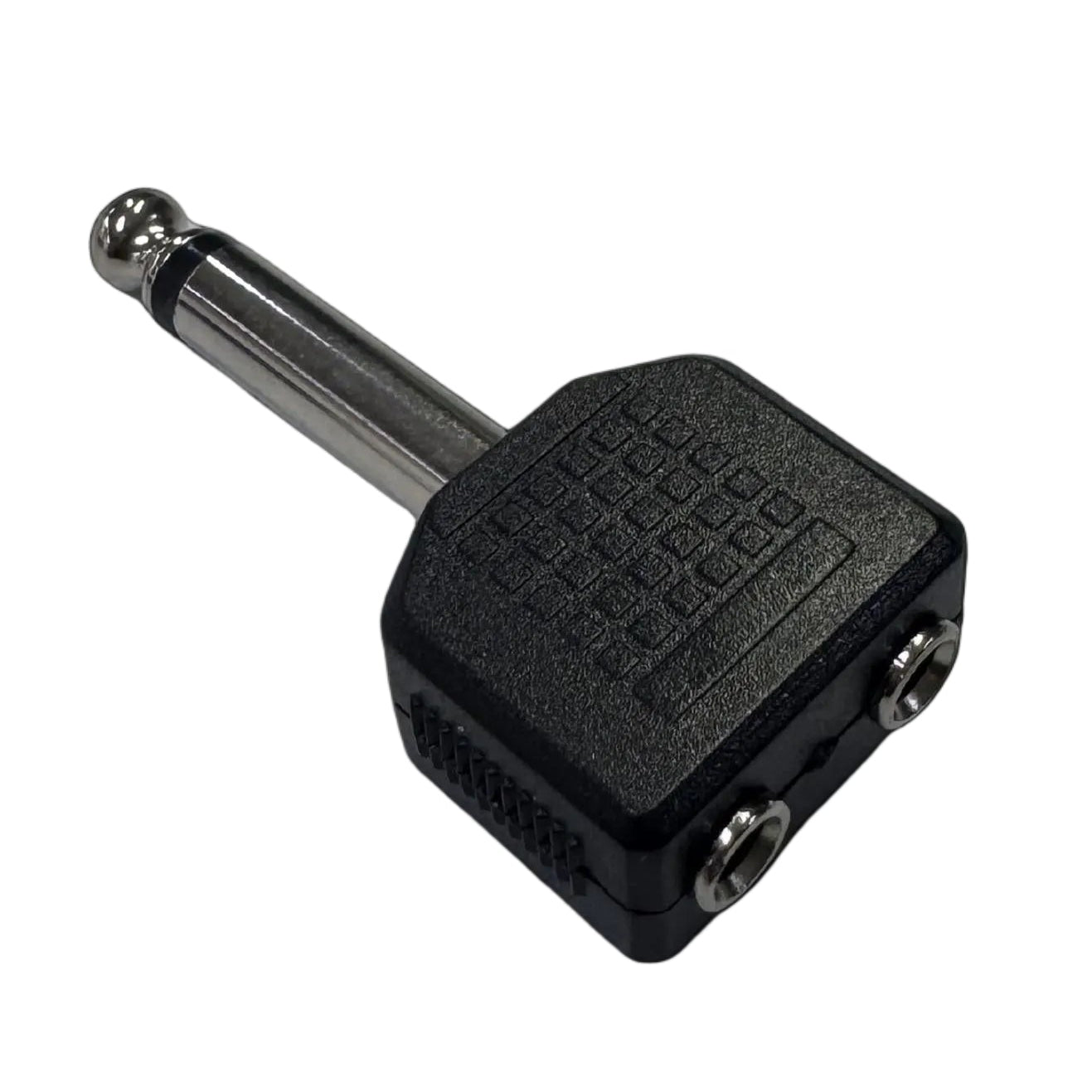 PLUG 6,35mm MONO A 2 JACK 3,5mm MONO