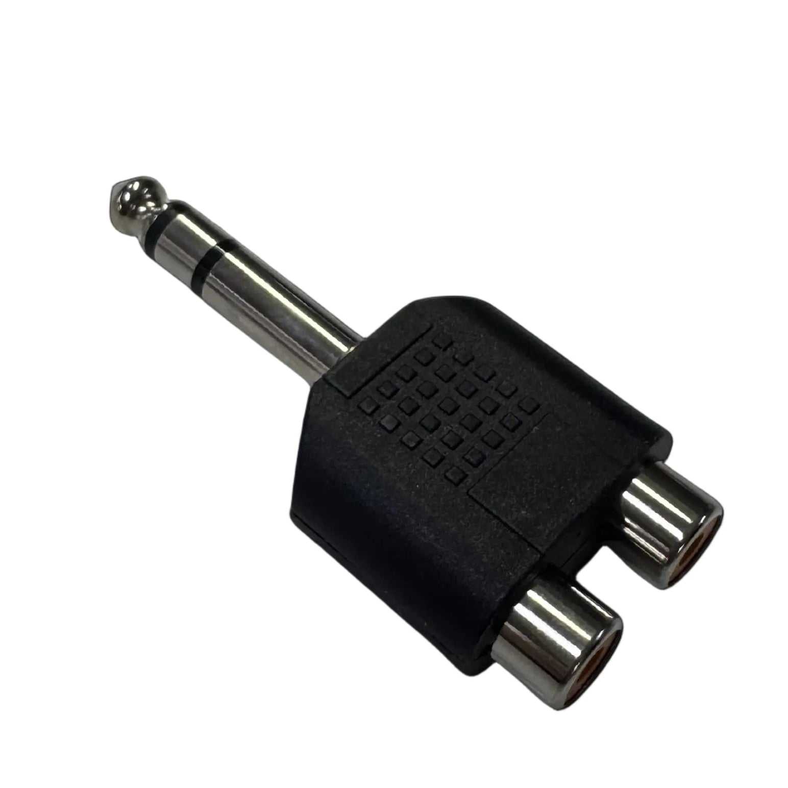 PLUG 6,35mm STEREO A 2 JACK RCA