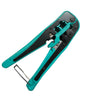 PINZA CRIMPEADORA METALICA PARA RJ45 / 12 / 11 PELA Y CORTA CABLE