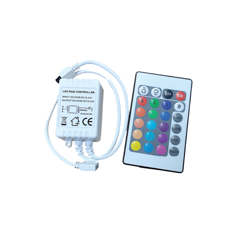 CONTROLADOR RGB 12V 3X2A ANODO COM. CONTROL IR TIPO PALETA