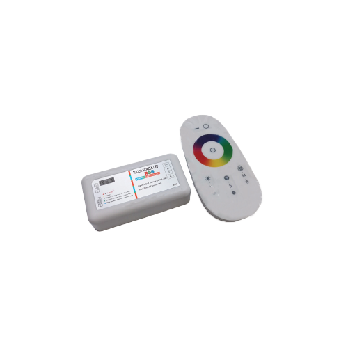 CONTROLADOR TOUCH RGBW 12V 4X6A, 24A TOTAL. CONTROL REMOTO TOUCH RADIO FRECUENCIA 2,4G
