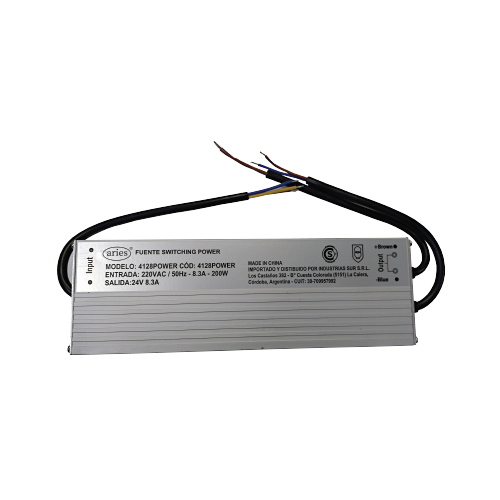 FUENTE SWITCHING POWER 24V 8,3A 192W IP67