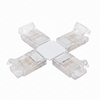 CONECTOR PARA TIRA LED COB 10MM FORMA CRUZ