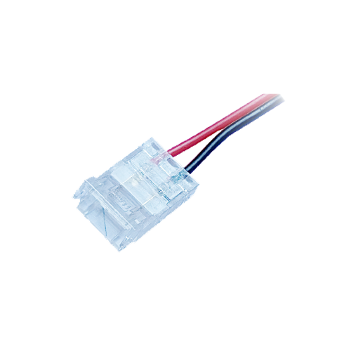 CONECTOR PARA TIRA LED 8MM SIMPLE CON CABLE
