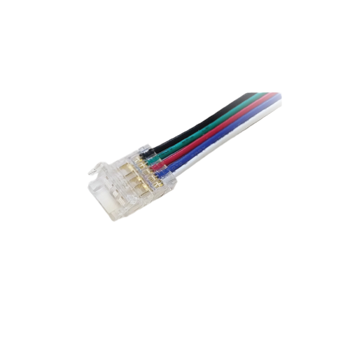 CONECTOR PARA TIRA LED 10MM SIMPLE CON CABLE