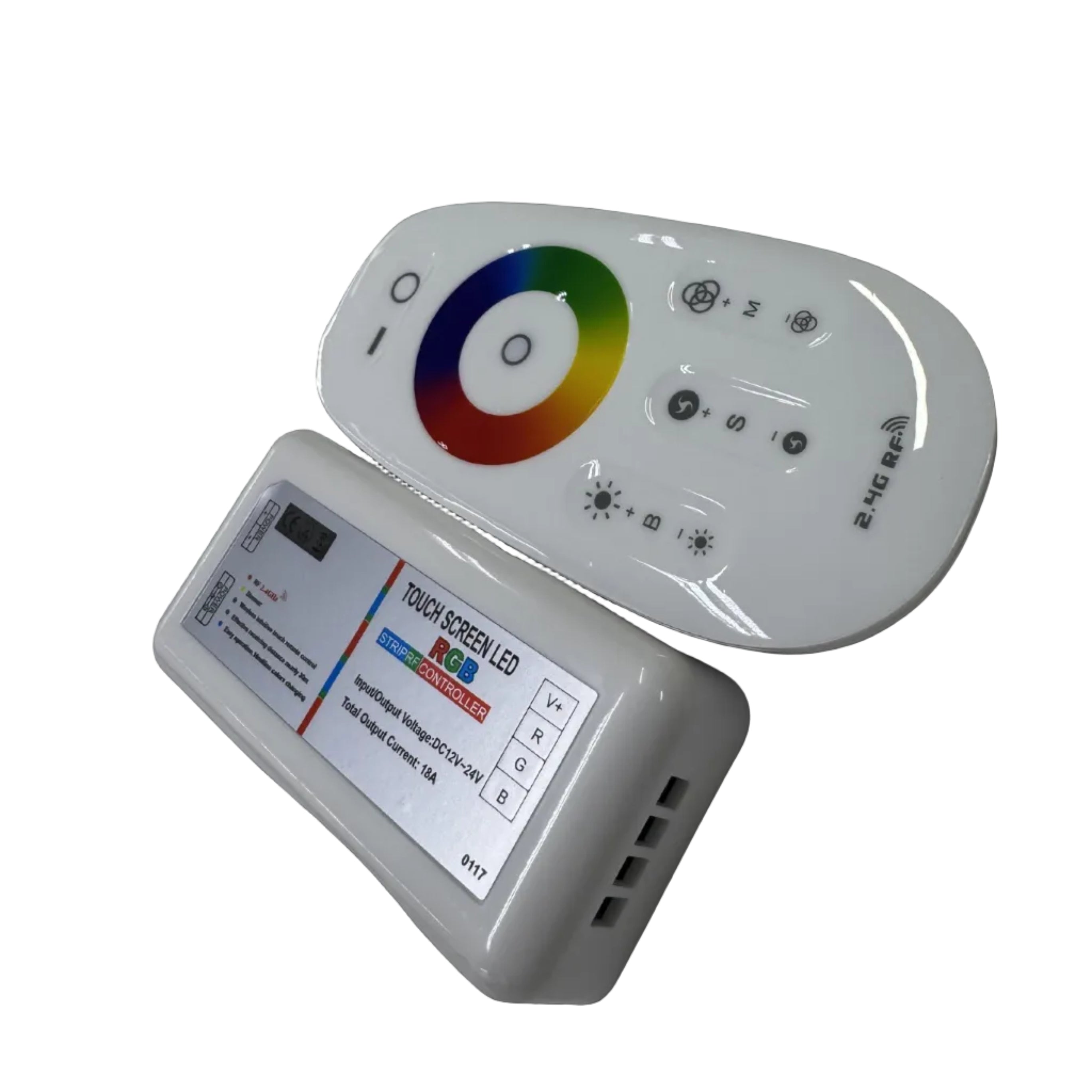 CONTROLADOR RGB 12V 3X6A ANODO COMUN TOUCH RF 2,4G