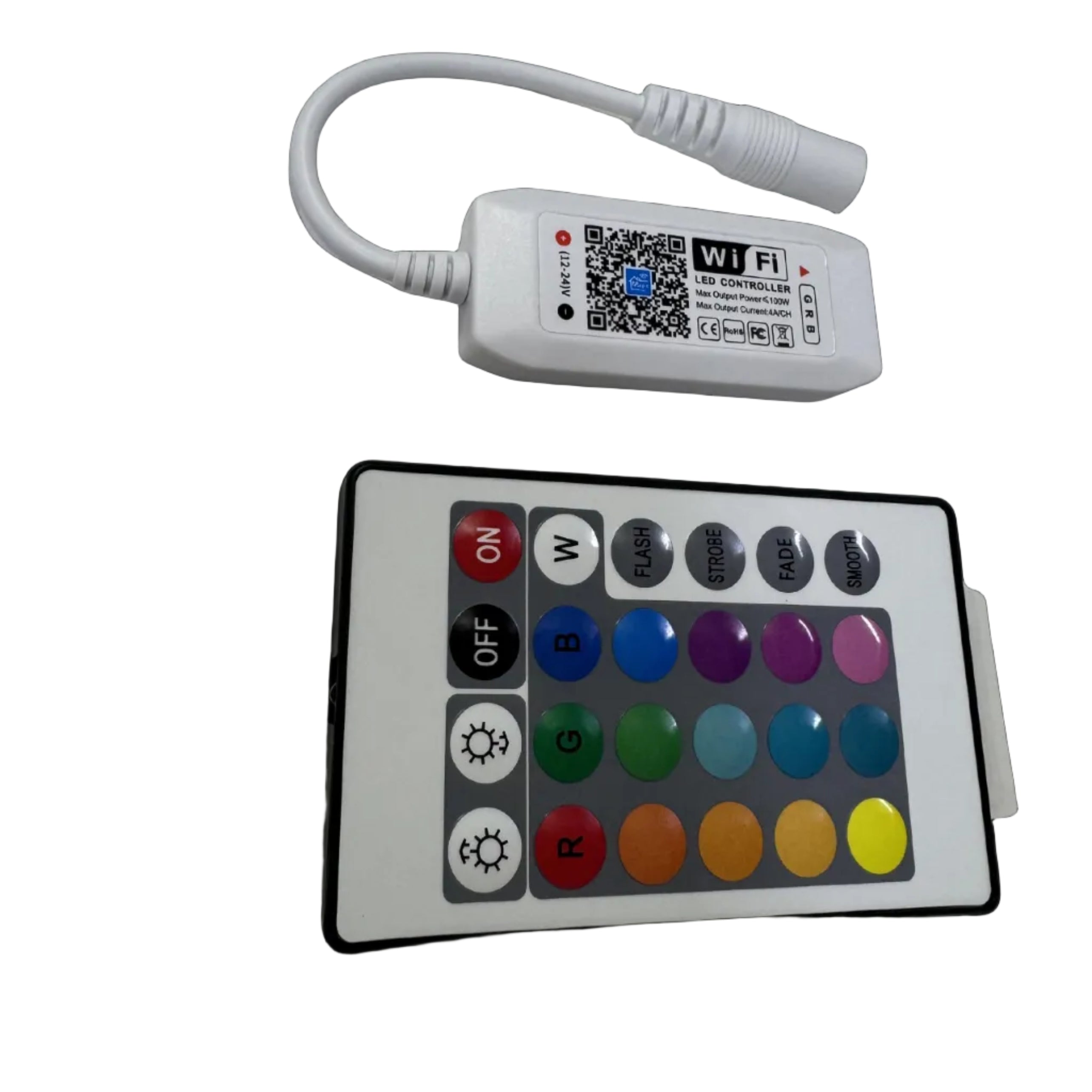 CONTROLADOR RGB 12V 3X4A ANODO COM. CONTROL RF+WIFI-APP:MAGIC HOME