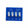 DIP SWITCHS RECTO STANDARD 4 POSICIONES DESLIZANTE
