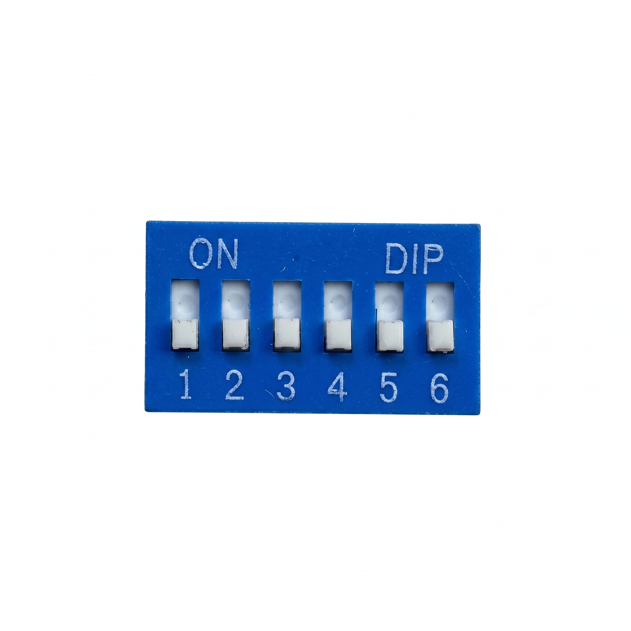 DIP SWITCHS RECTO STANDARD 6 POSICIONES DESLIZANTE