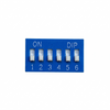 DIP SWITCHS RECTO STANDARD 6 POSICIONES DESLIZANTE