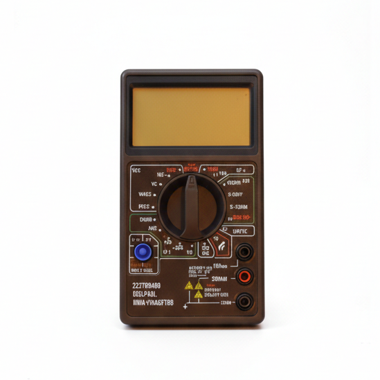 MULTIMETRO DIGITAL CON BUZZER 9V DISPLAY GRANDE
