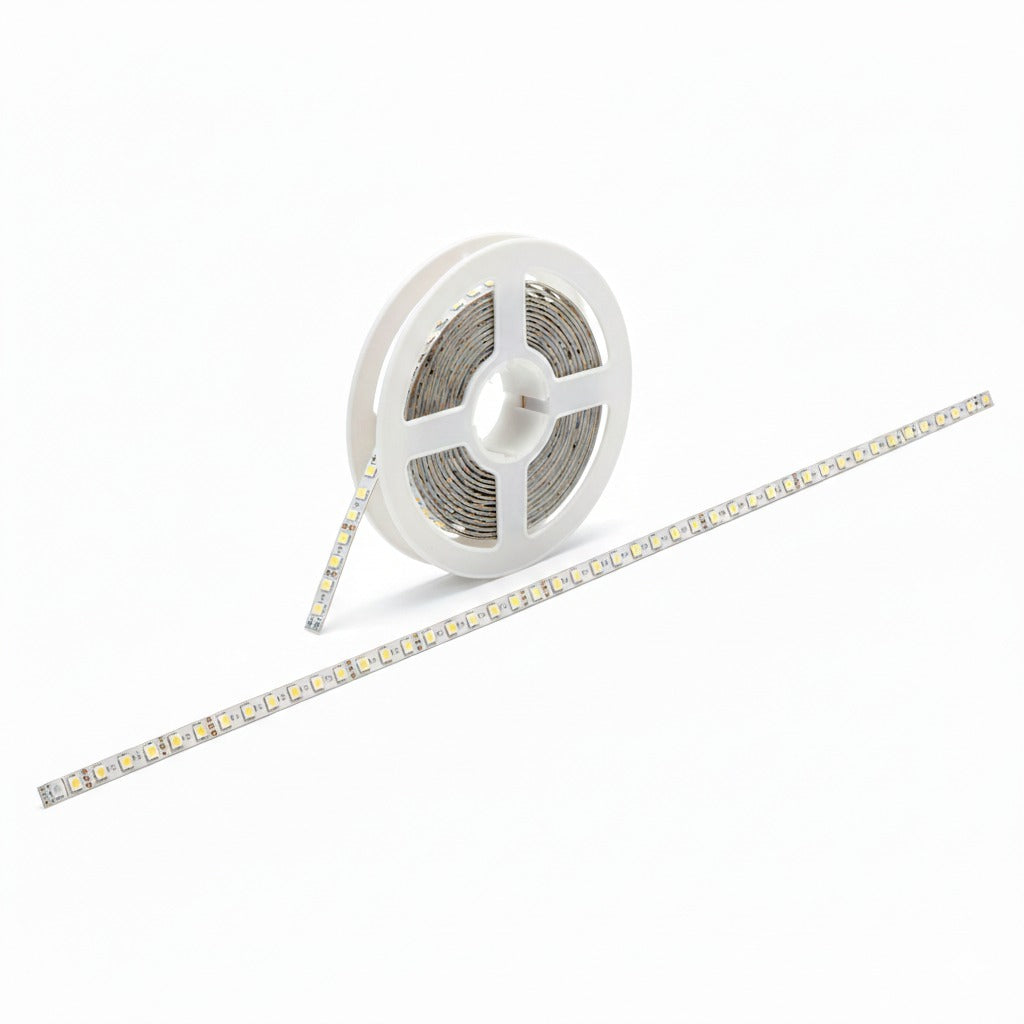 TIRA DE 60LEDS 2835 IP65 X 5 MTS. COLOR BLANCO CALIDO 4,5W X MT