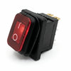 LLAVE TECLA 3P ROJA ON-OFF 3A 250V C/LUZ.WATER PROOF