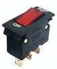 LLAVE TECLA 3P ROJA ON-OFF 10A 220V CON LUZ
