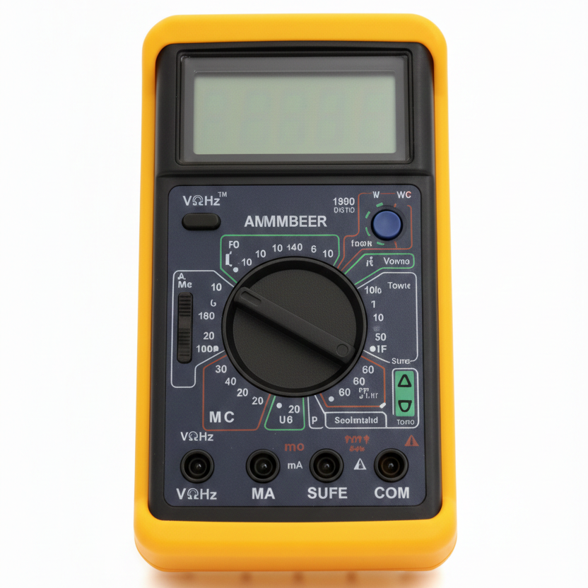 MULTIMETRO DIGITAL 9V. BUZZER. BACK LIGHT. DISPLAY 3 ½ DIGITOS