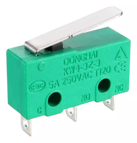 MICROSWITCH CON LEVA CORTA 16MM 5A 250V