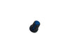 PERILLA PLASTICA AZUL EJE 15MM ESTRIADO H 16,5