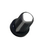 PERILLA PLASTICA BLANCA EJE 15MM ESTRIADO H 16,5