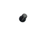 PERILLA PLASTICA GRIS EJE 15MM ESTRIADO H 16,5