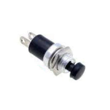 PULSADOR MINI NEGRO NORMAL CERRADO 1A 250V