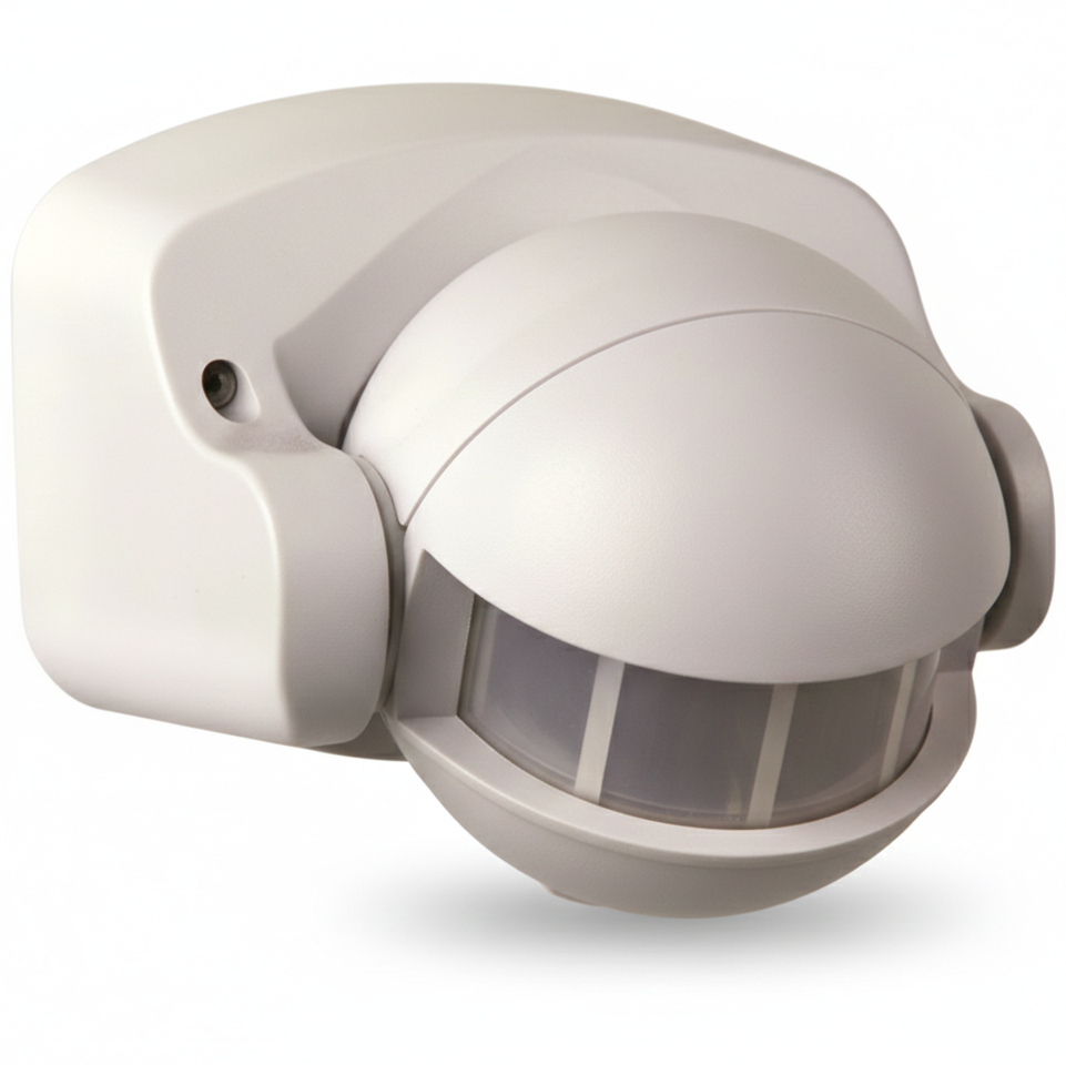 SENSOR DE MOVIMIENTO PARED 220-240VAC 50-60HZ 3LUX-LUZ DE DÍA (AJUSTBLE) 1200W