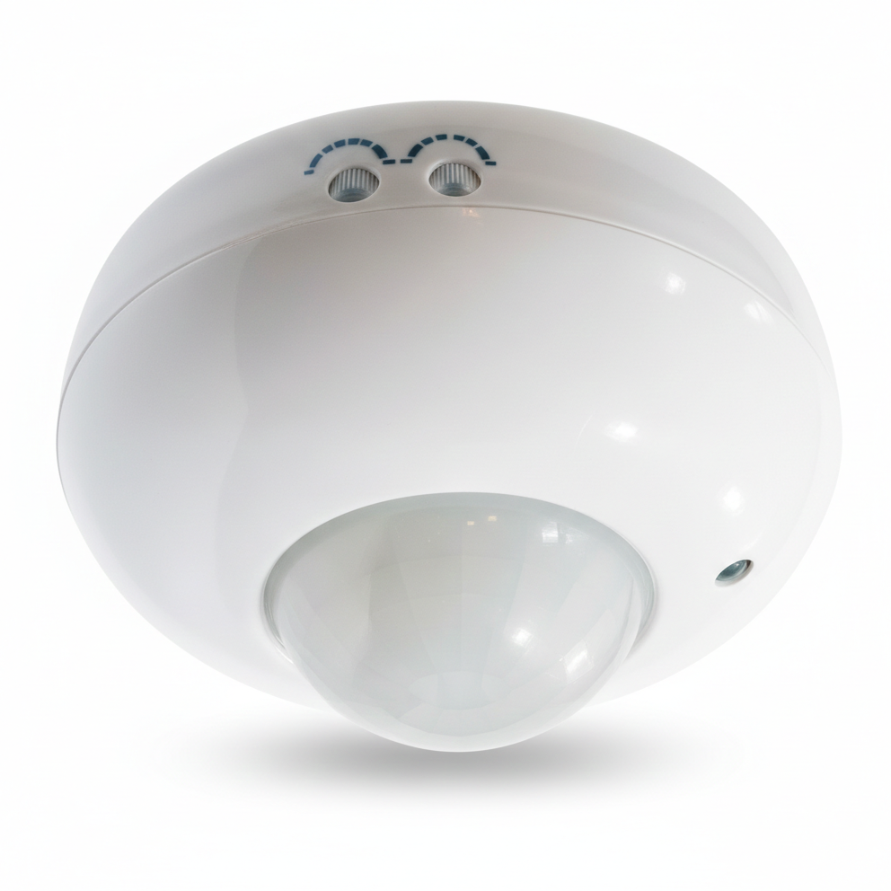 SENSOR DE MOVIMIENTO TECHO 220-240VAC 50-60HZ 10-200LUX (AJUSTABLE) 1200W
