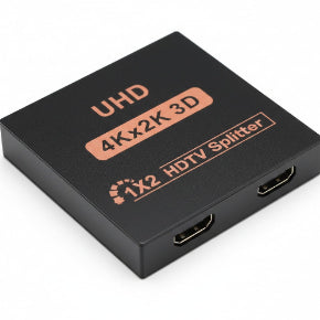 SPLITTER HDMI ACTIVO AMPLIFICADOR DE SEÑAL 1X2 FULL HD-SIN FUENTE DE ALIMENTACION
