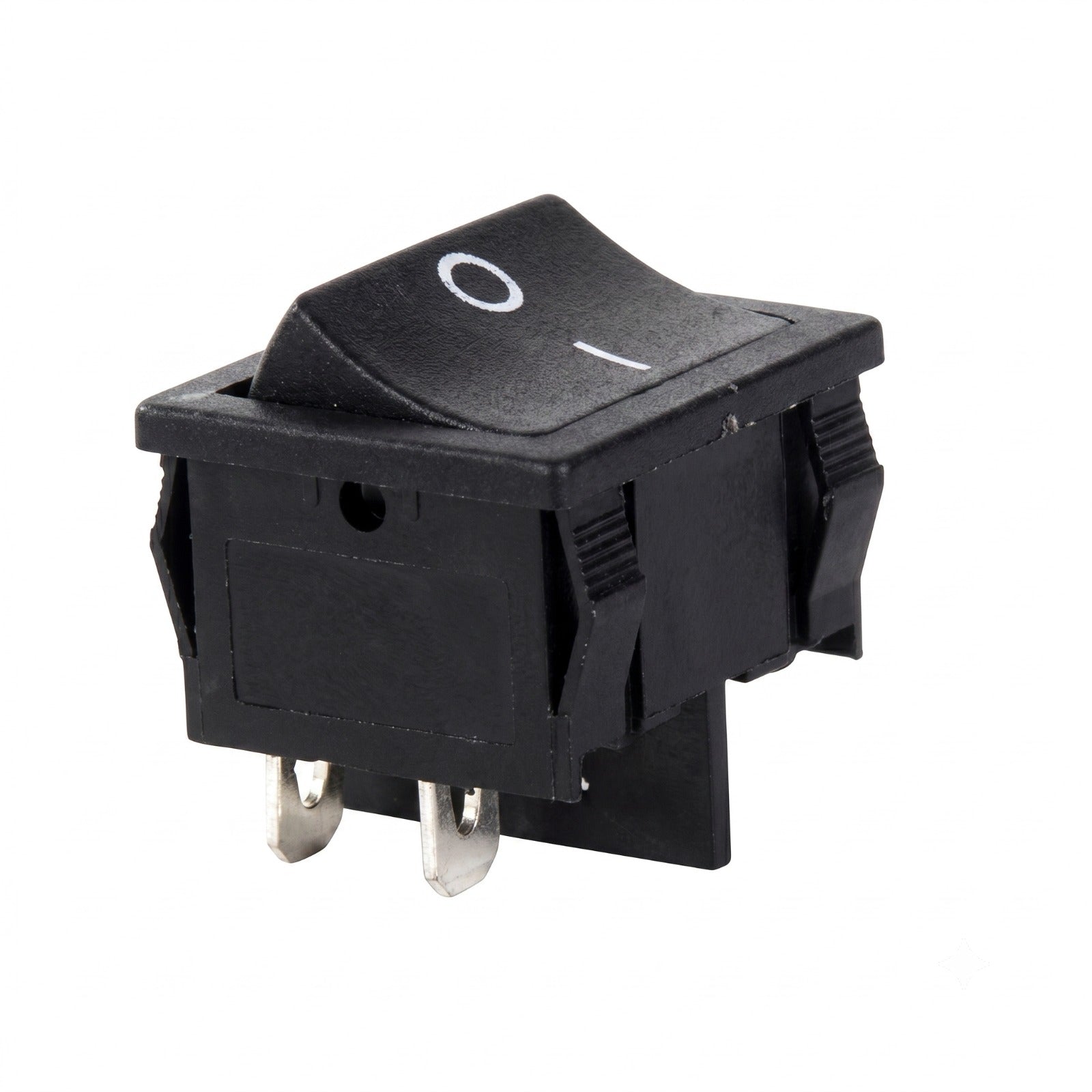 LLAVE TECLA 4P NEGRA ON-OFF 6A 220V
