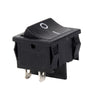 LLAVE TECLA 4P NEGRA ON-OFF 6A 220V
